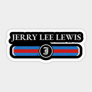 Graphic Jerry Lee Name Vintage Birthday Retro Gift Sticker